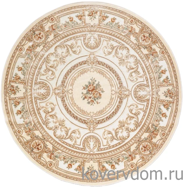 Рельефный ковер из вискозы GENOVA 38028 6262 60 КРУГ
