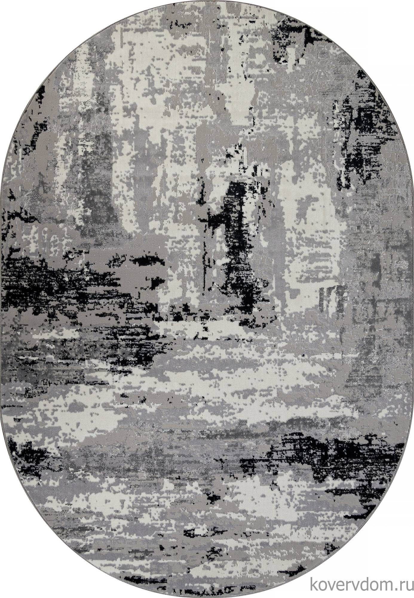 Ковер PALERMO F279 DARK GRAY Овал Ковер PALERMO F279 DARK GRAY Овал