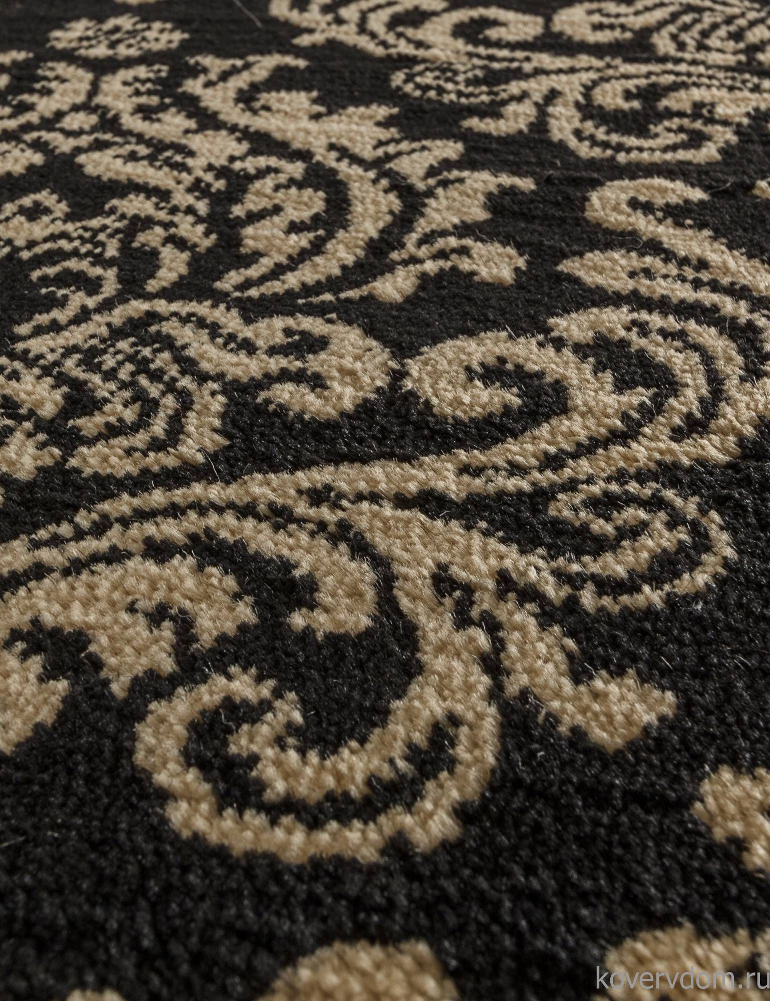 Ковер IZMIR D716 BLACK-BEIGE Овал Ковер IZMIR D716 BLACK-BEIGE Овал