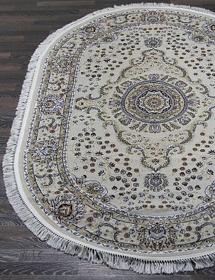 Ковер MASHAD PRESTIGE 02847A CREAM / CREAM Овал