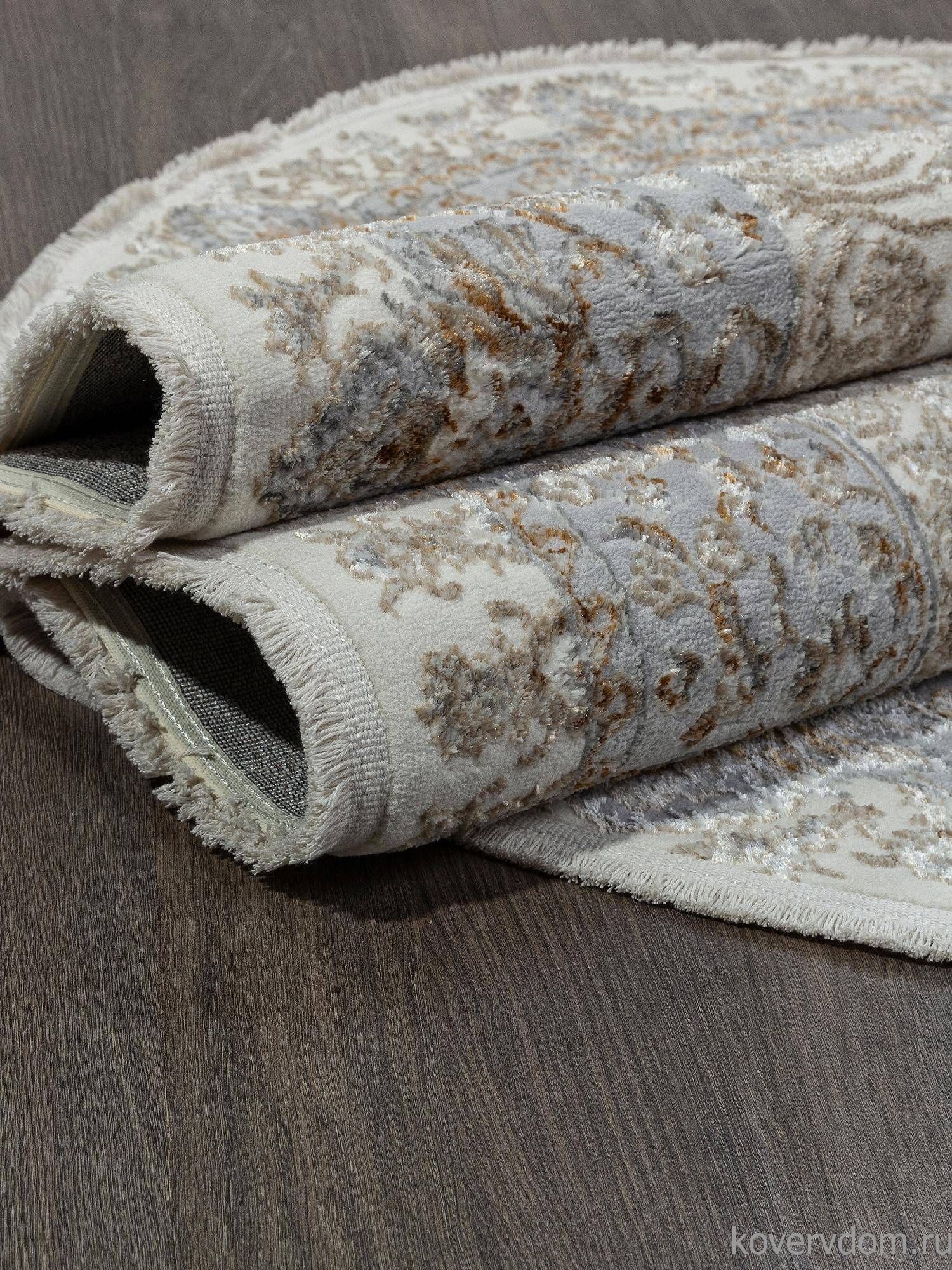 Ковер SAHARA-A 06066A CREAM FDY / CREAM HB Овал Ковер SAHARA-A 06066A CREAM FDY / CREAM HB Овал