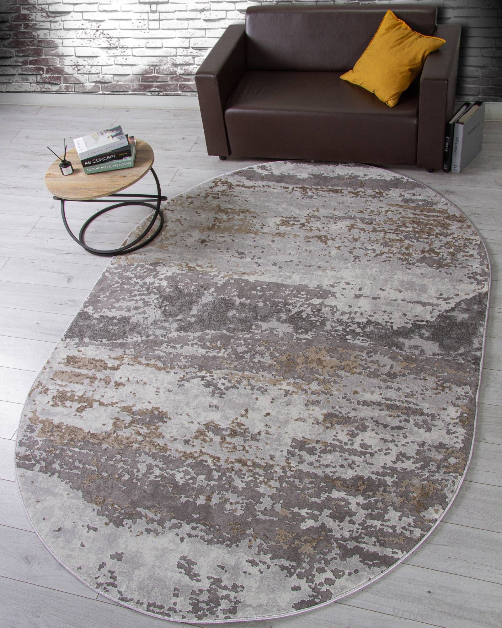 Ковер GRAFF 2788 GRAY-BEIGE Овал Ковер GRAFF 2788 GRAY-BEIGE Овал