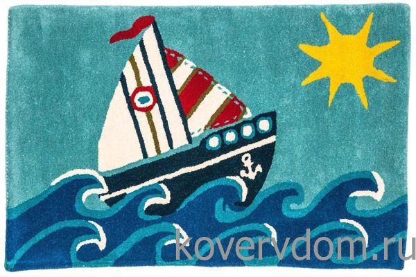 Детский ковер из хлопка DHLS-BOAT  