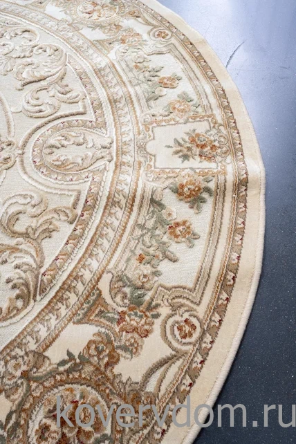 Рельефный ковер из вискозы GENOVA 38028 6262 60 КРУГ