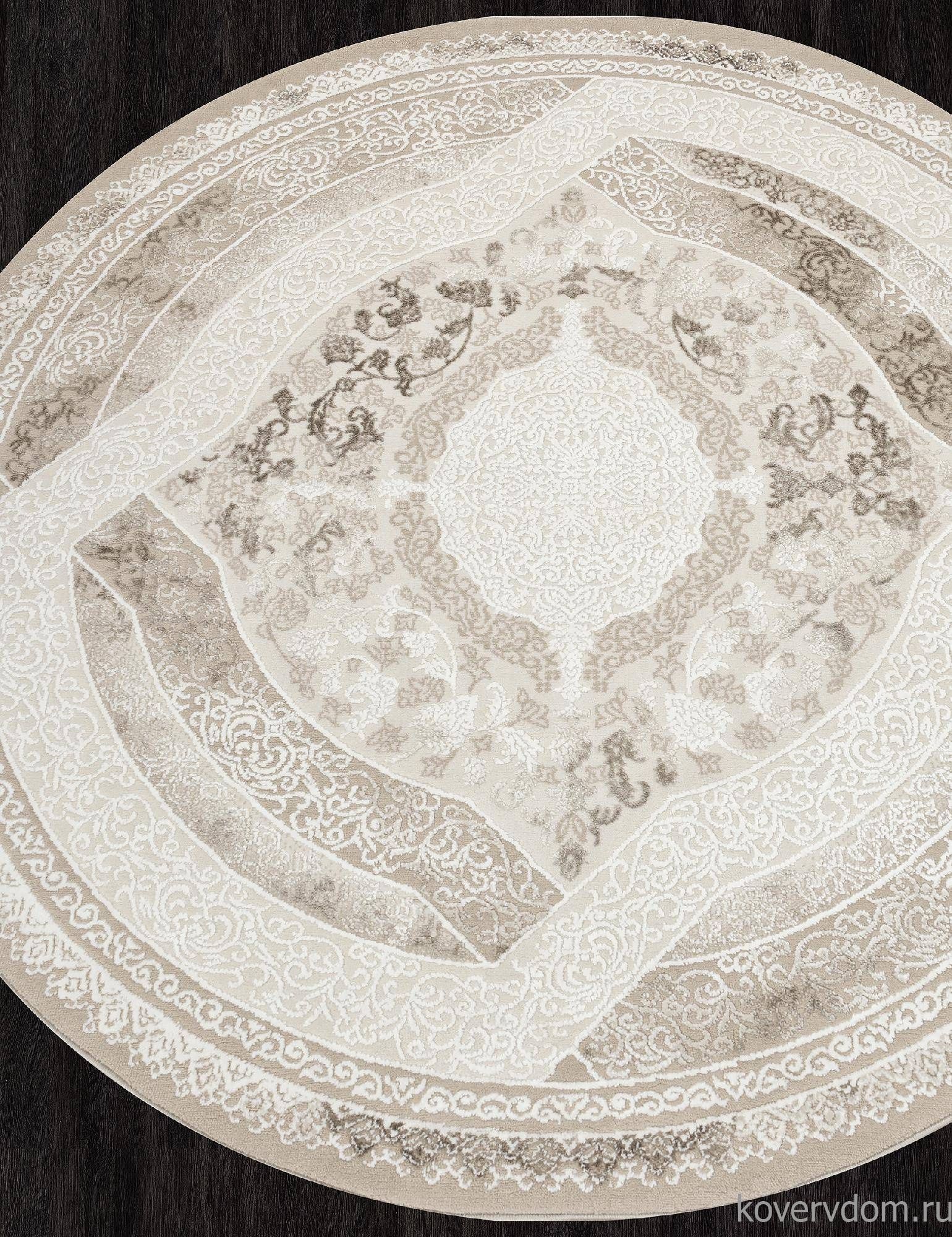 Ковер ARMINA 04089A BROWN / BROWN Круг Ковер ARMINA 04089A BROWN / BROWN Круг