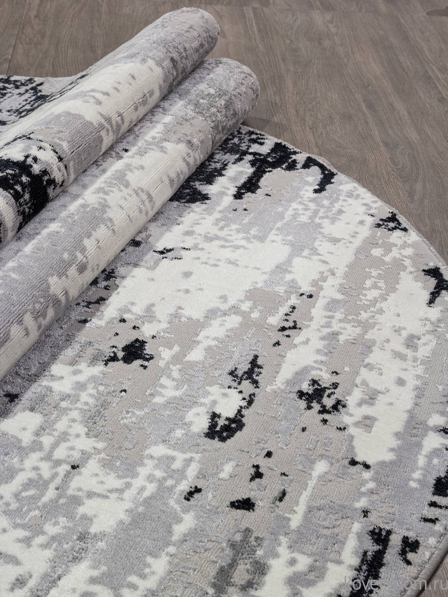 Ковер PALERMO F279 DARK GRAY Овал Ковер PALERMO F279 DARK GRAY Овал