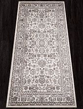 Пушистый ковер LUXE L009 CREAM-BROWN