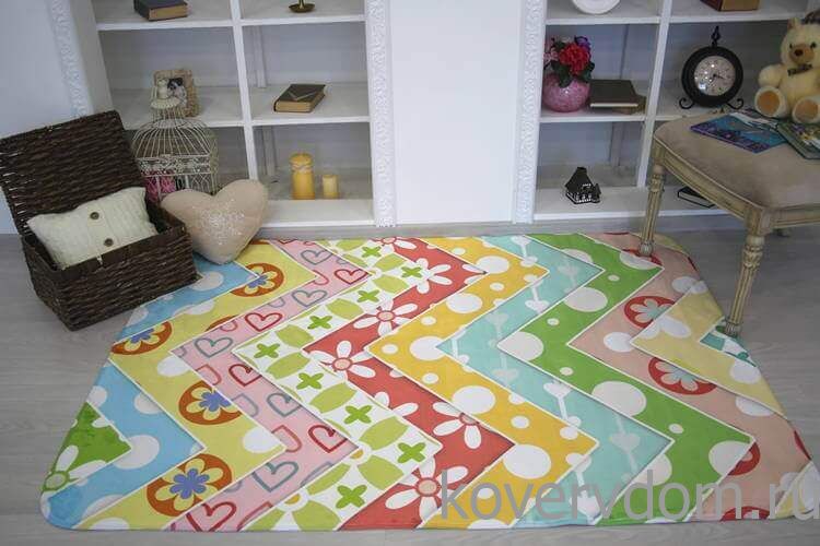 Детский развивающий 3D ковер ЗИГЗАГИ 86172 Детский развивающий 3D ковер ЗИГЗАГИ 86172