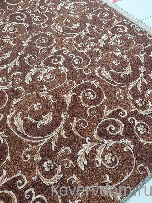 Ковер-палас ВЕНЗЕЛЯ 1243 цвет 43 коричневый  Ковер-палас ВЕНЗЕЛЯ 1243 цвет 43 коричневый