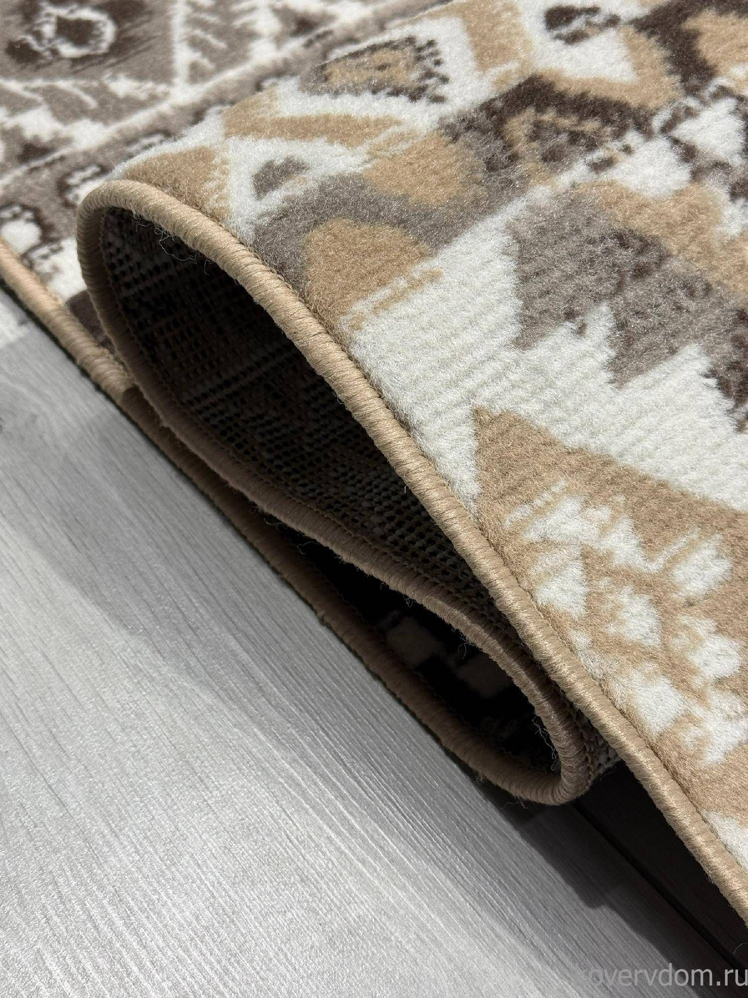 Ковер PRAGA 06050A BROWN / TOZ GRI