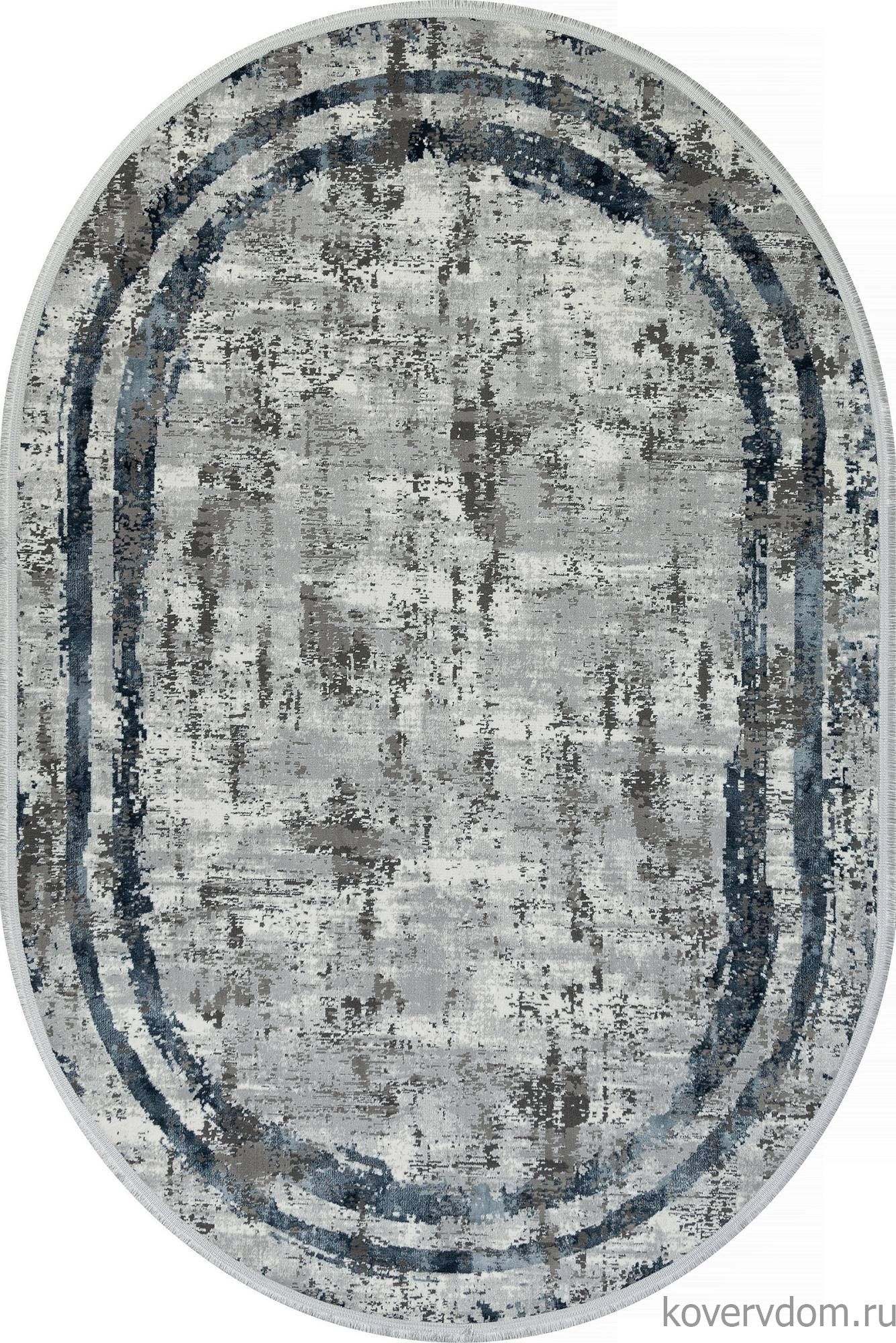 Ковер LISSABON SI053G GREY / GREY Овал Ковер LISSABON SI053G GREY / GREY Овал