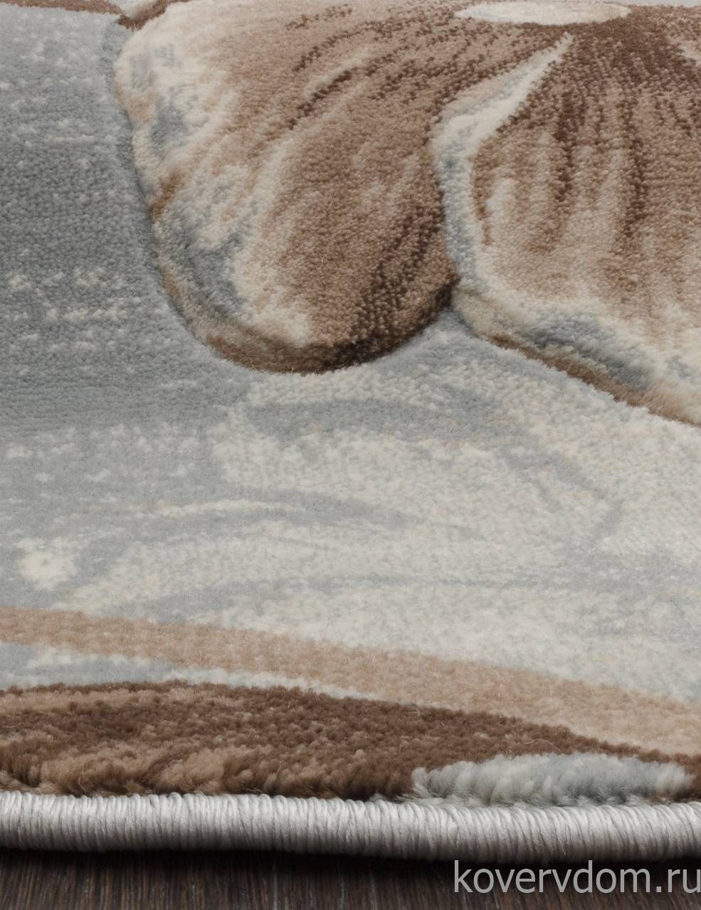 Ковер MEGA CARVING 1059 L.BLUE-BROWN Овал Ковер MEGA CARVING 1059 L.BLUE-BROWN Овал