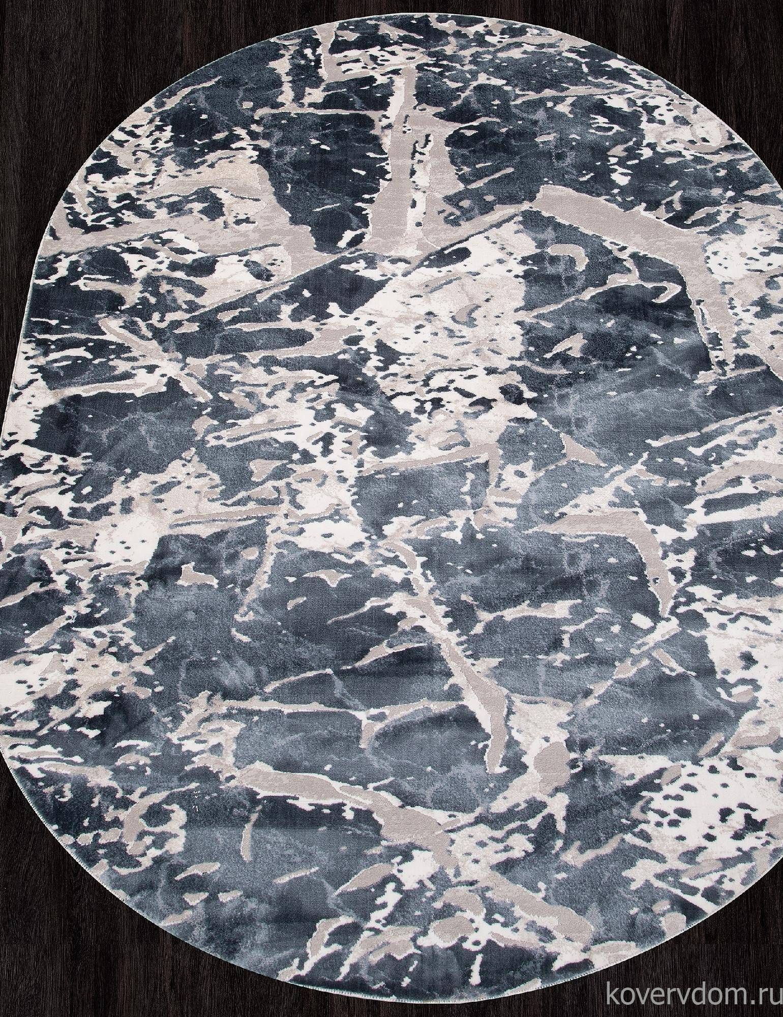 Ковер STAR P0991 D.BLUE / D.BLUE Овал