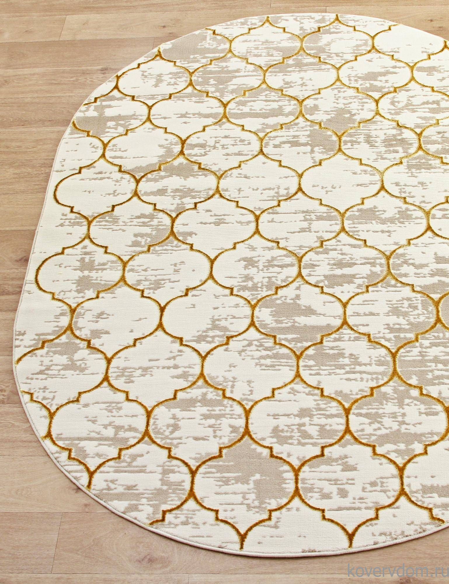 Ковер Pacha 07822Y POLY.C.KREM / POLY.C Овал