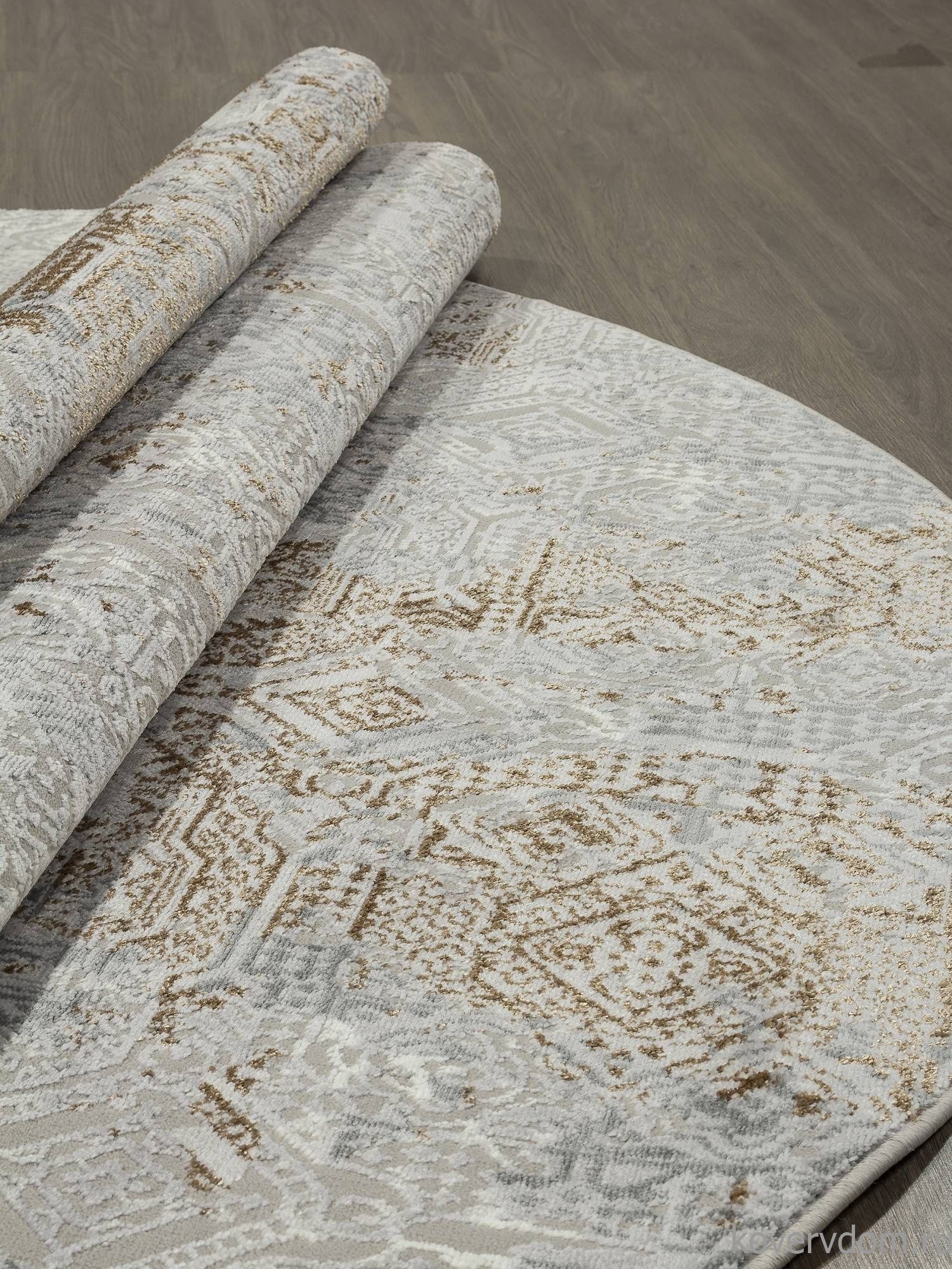 Ковер PALERMO F281 GRAY-GREEN Овал Ковер PALERMO F281 GRAY-GREEN Овал