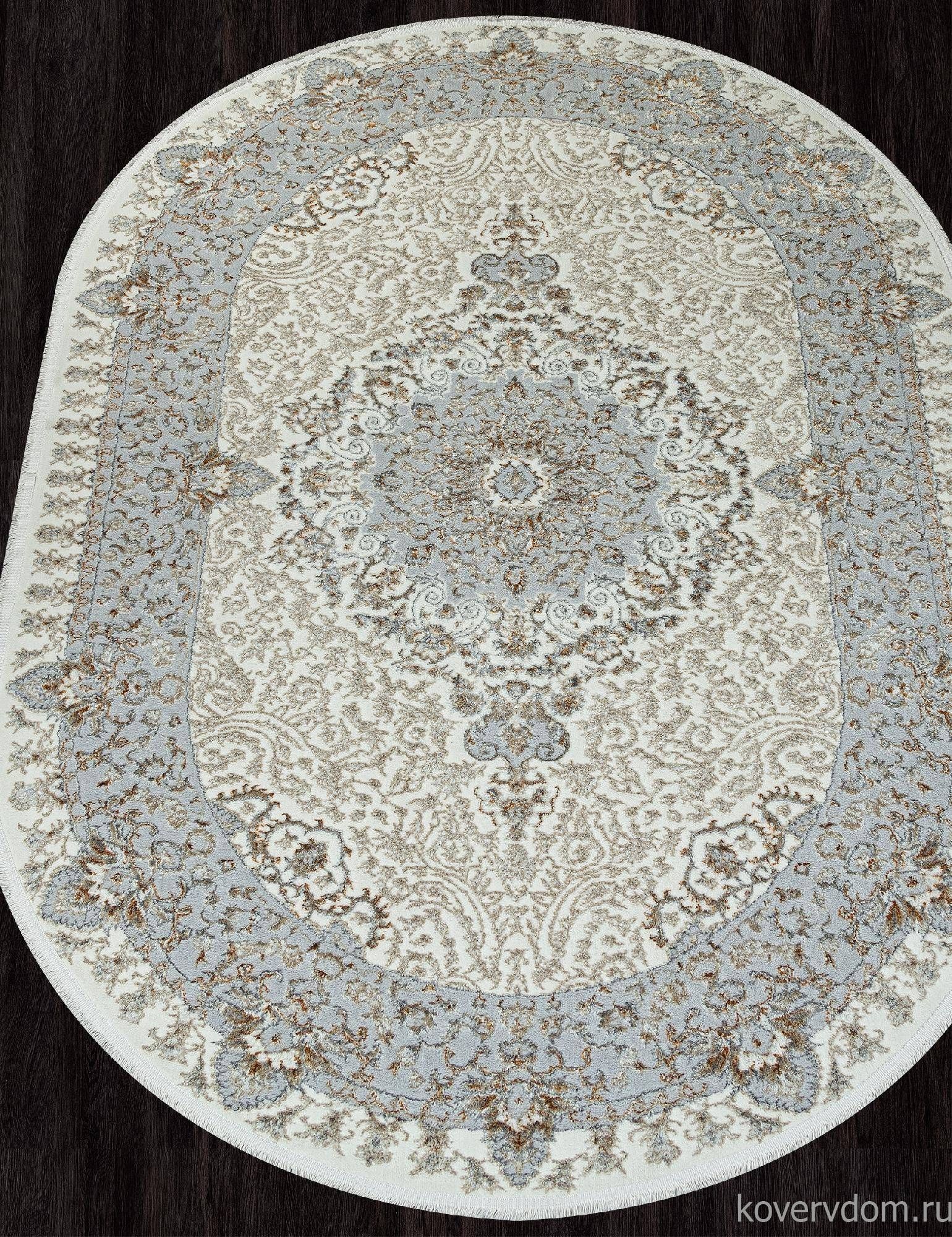Ковер SAHARA-A 06066A CREAM FDY / CREAM HB Овал