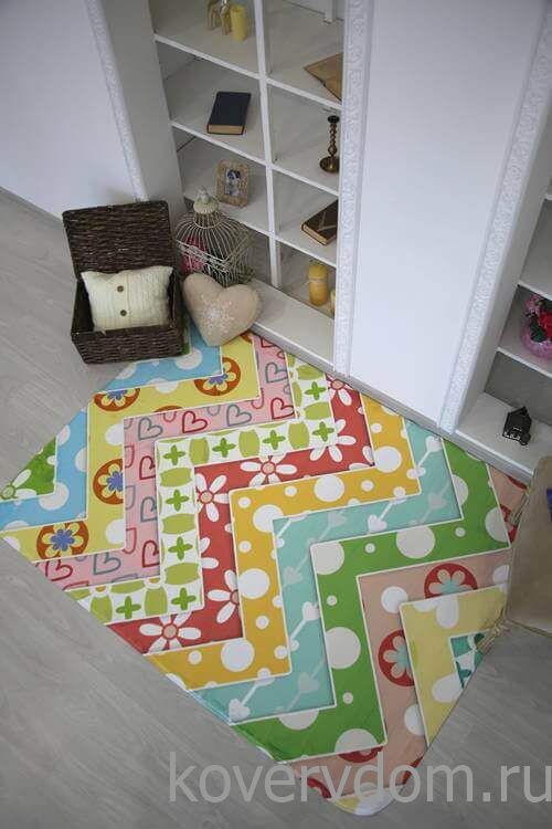 Детский развивающий 3D ковер ЗИГЗАГИ 86172 Детский развивающий 3D ковер ЗИГЗАГИ 86172