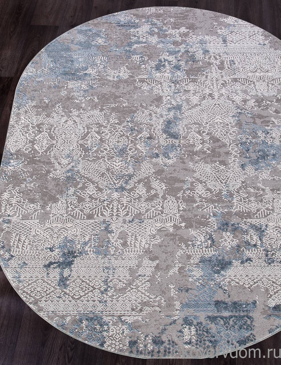 Ковер ARMINA 03851A BLUE / BLUE Овал Ковер ARMINA 03851A BLUE / BLUE Овал