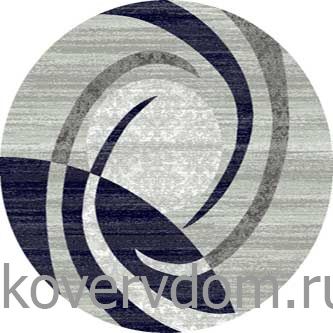 Ковер MEGA CARVING D264 GRAY Круг Ковер MEGA CARVING D264 GRAY Круг