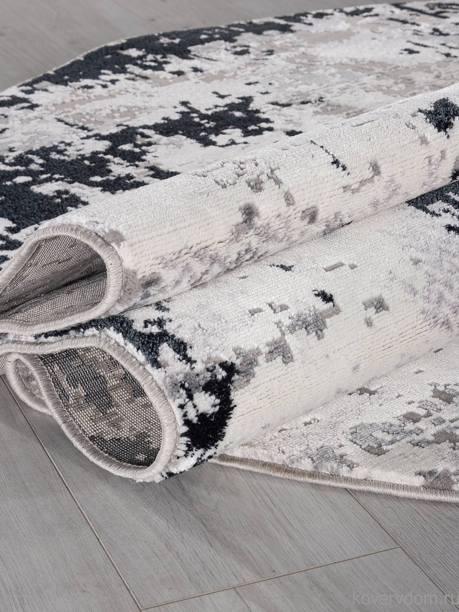 Ковер PALERMO F282 DARK GRAY Овал Ковер PALERMO F282 DARK GRAY Овал