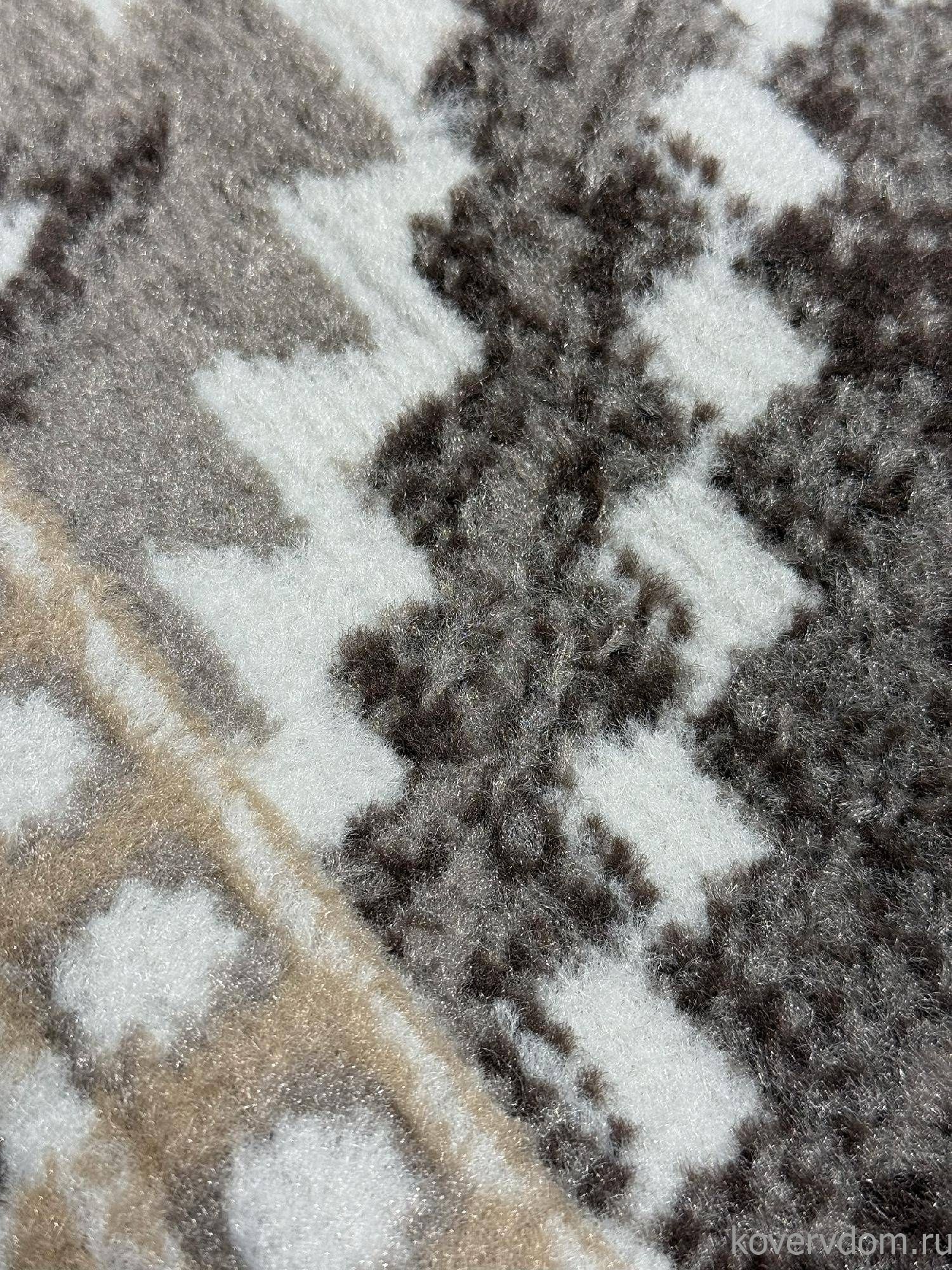 Ковер PRAGA 06050A BROWN / TOZ GRI