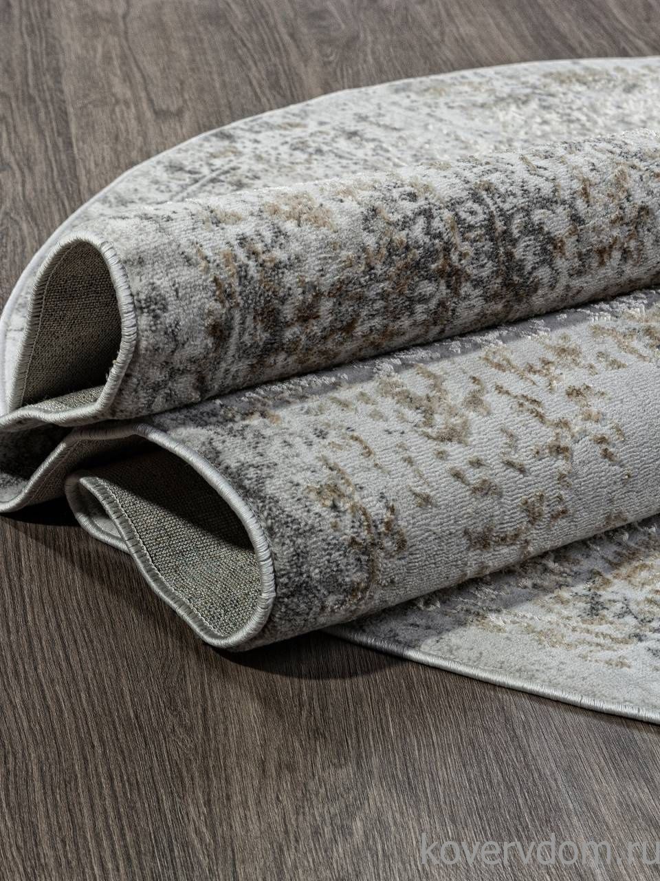 Ковер SAFARI 02475H DK.BEIGE / GREY Овал