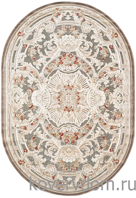 Рельефный ковер из вискозы GENOVA 38388 7292 71 ОВАЛ