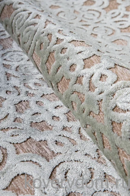 Рельефный ковер из вискозы GENOVA R 38036 6555 90 ОВАЛ