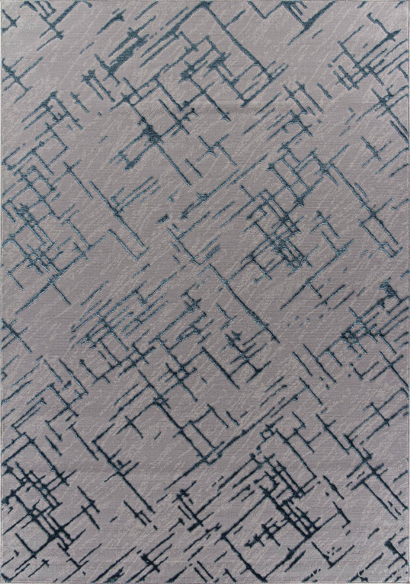 Ковер LIMAN F164 GRAY-D.BLUE