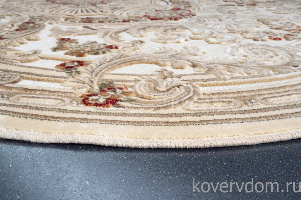 Рельефный ковер из вискозы GENOVA 38388 6262 60 Овал