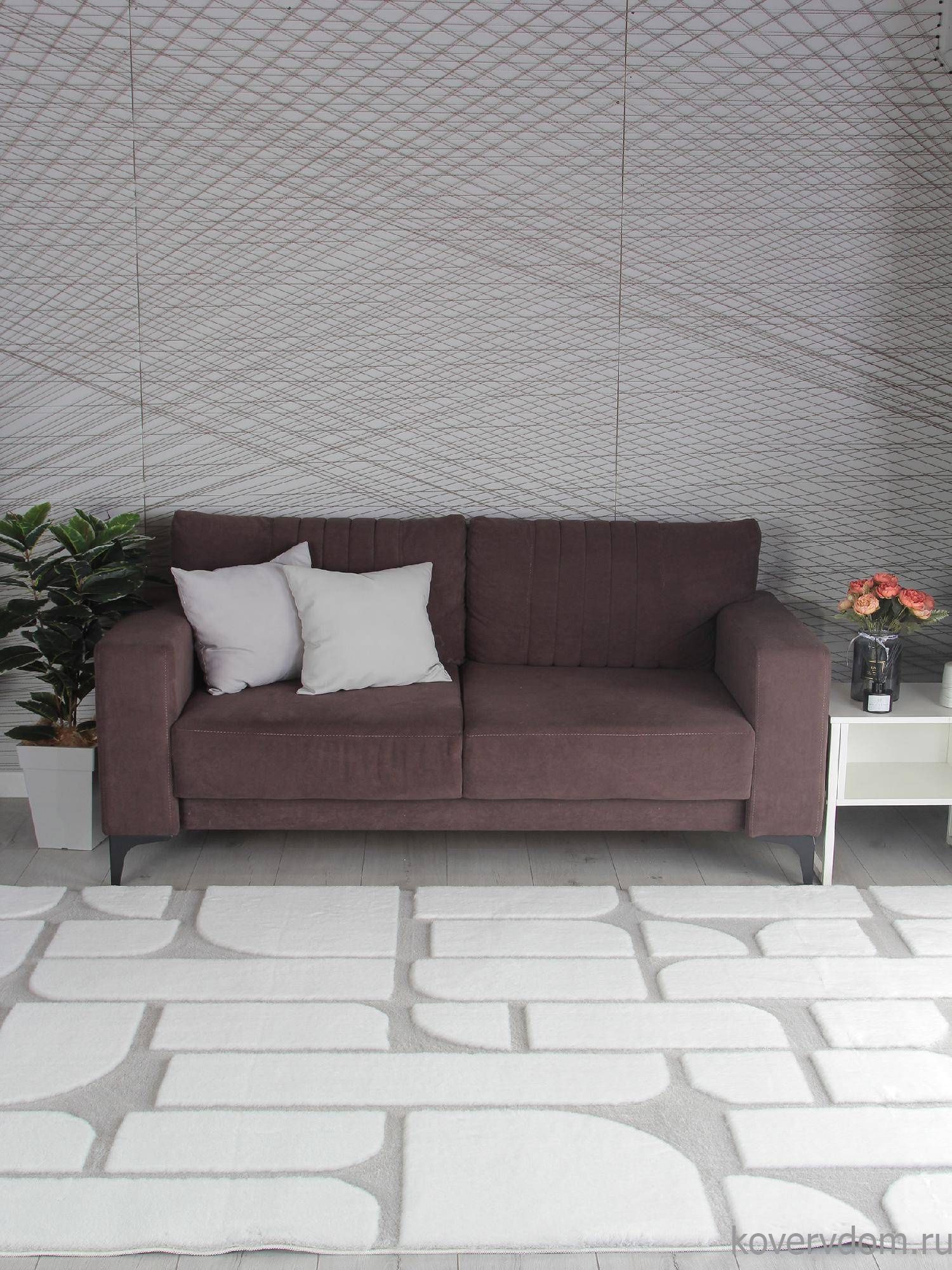 Ковер RABBIT CARVING PX4001 CREAM / GREY