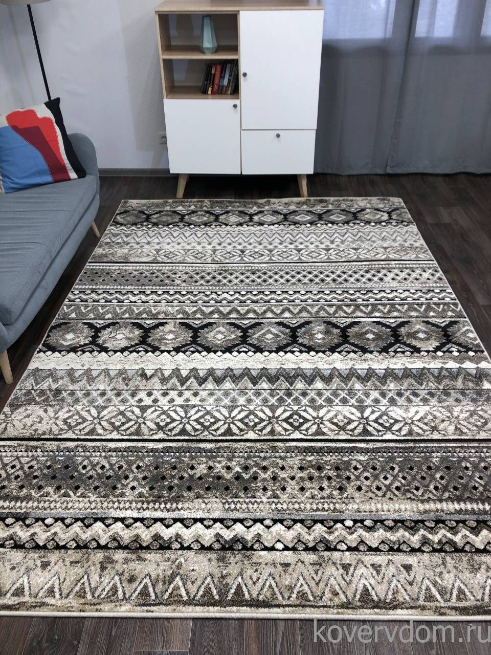 Ковер IBIZA 4089 BEIGE-BLACK Ковер IBIZA 4089 BEIGE-BLACK