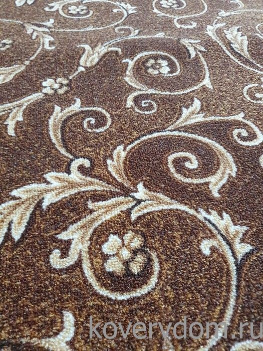 Ковер-палас ВЕНЗЕЛЯ 1243 цвет 43 коричневый  Ковер-палас ВЕНЗЕЛЯ 1243 цвет 43 коричневый