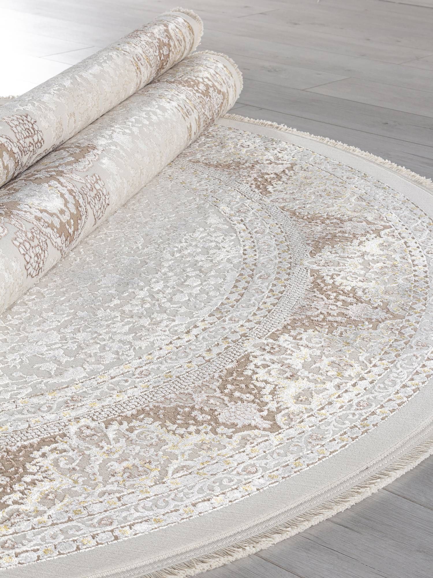 Ковер DELINA M104A CREAM / BEIGE Овал