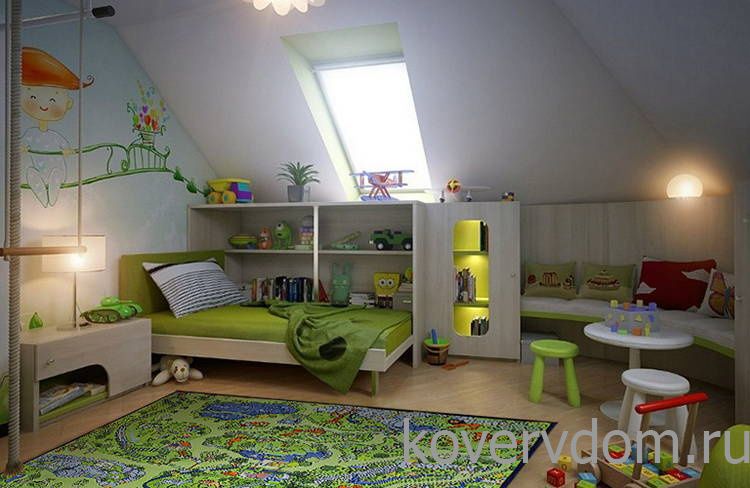 Детский развивающий ковер PTT Sorona Веселый Зоопарк  Детский развивающий ковер PTT Sorona Веселый Зоопарк