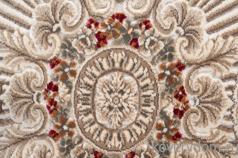 Рельефный ковер из вискозы GENOVA 38388 6262 60 Овал