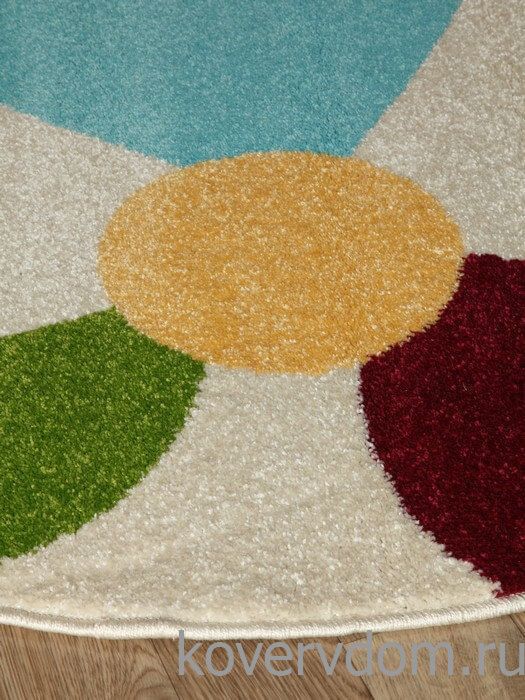 Ковер детский FUNKY TOP PIL cream ROUND